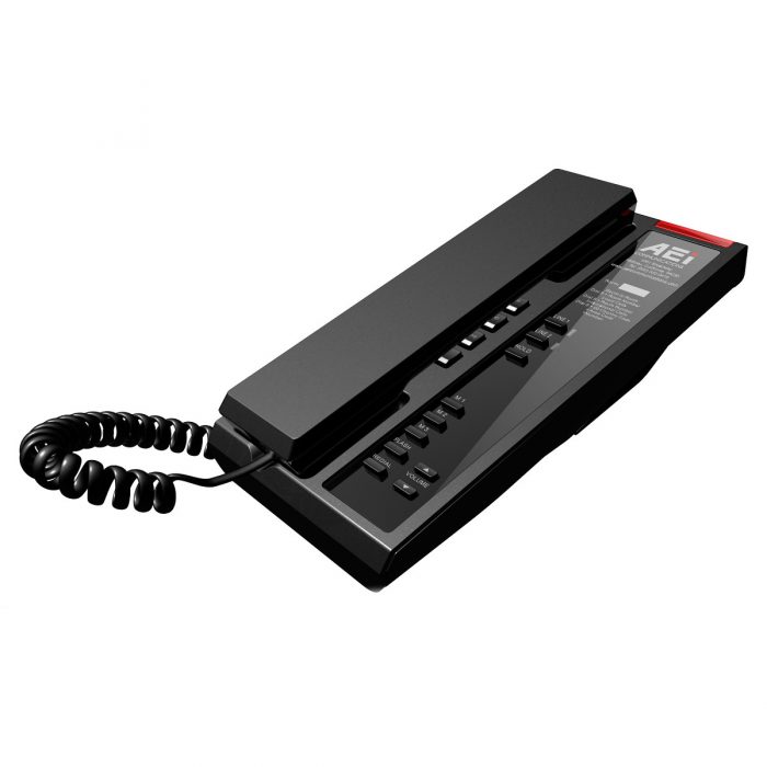 Slim Dual-Line Analog Corded Telephone – ALN-5203